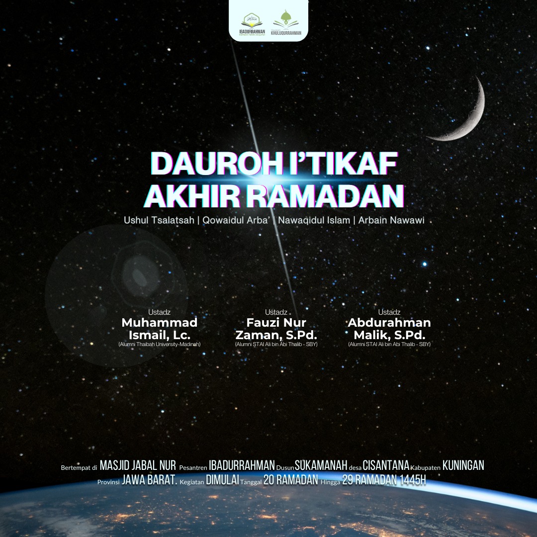 DAUROH I’TIKAF GRATIS 10 HARI TERAKHIR